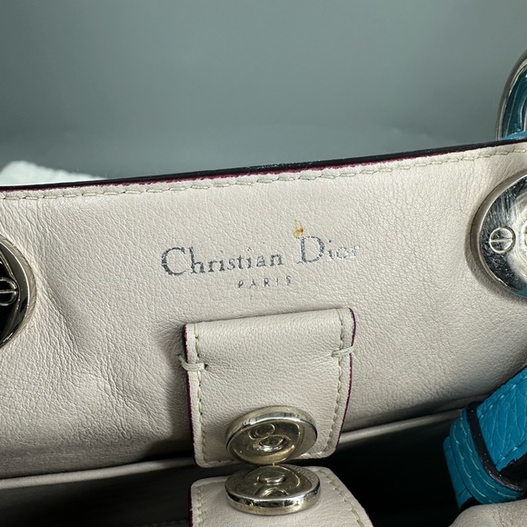 Dior Blue Leather Handbag - Picture 9 of 14